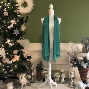 Green chiffon scarf